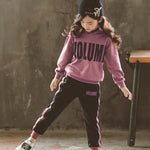 Girls Clothing Sets Autumn Winter Kids Long Sleeve Sweatshirts+Pants Suit Girl Outewear Children Clothes Set 5 7 8 9 10 12 Years