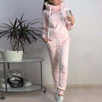 2019 New Autumn Winter Women Tracksuit Female Two Piece Sets Long Sleeve Pullover Jackets And Pants  Warm Outfits Suit