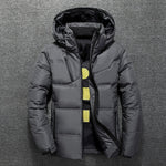 New Winter Jacket Men High Quality Fashion Casual Coat Hood Thick Warm Waterproof Down Jacket Male Winter Parkas Outerwear